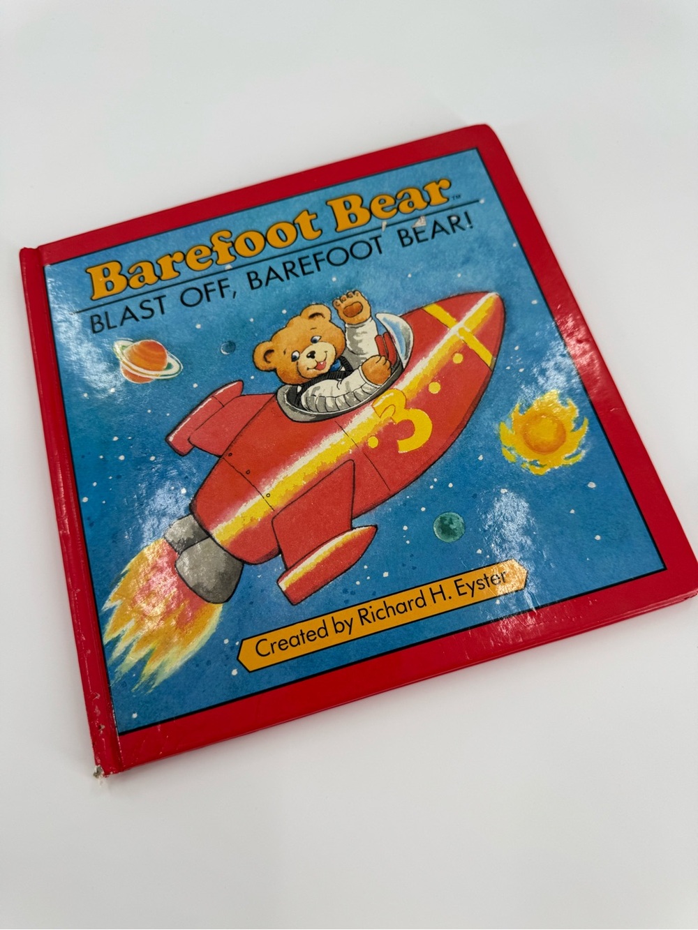 Blast Off, Barefoot Bear! Vintage 1985 Kaleidoscope Hardcover Children's Book